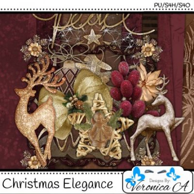 Christmas Elegance Taggers Kit by BCS