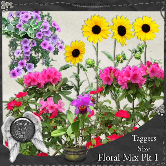 CU Flower Mix Pk 1 TS - Click Image to Close
