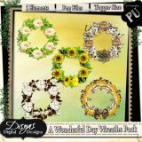 A WONDERFUL DAY WREATH PACK TAGGER SIZE
