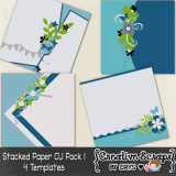Stacked Paper Template Pack 1