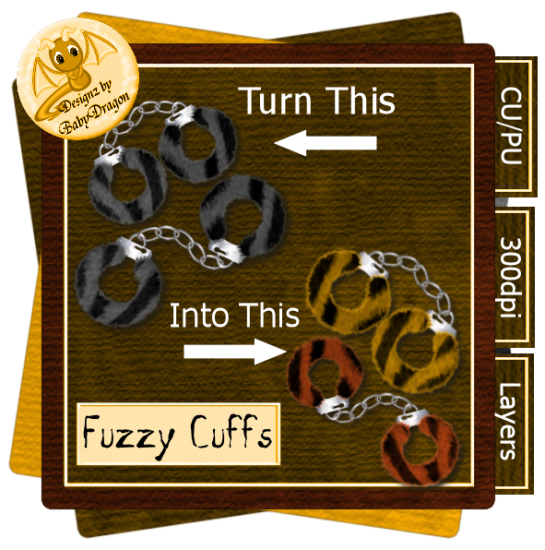Fuzzy Cuffs - Click Image to Close