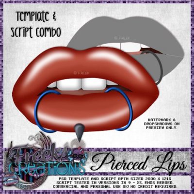 Pierced Lips - Combo Pack