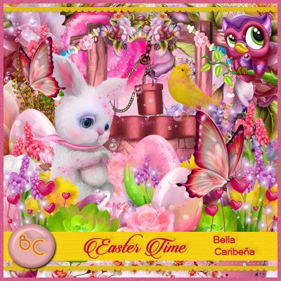 Easter Time, kit from Bella Caribena