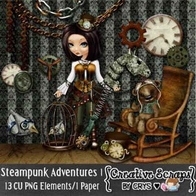 Steampunk Adventures CU Pack 1