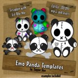 Emo Panda Templates