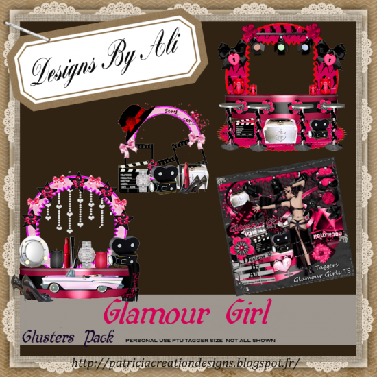 Glamour Girl Cluster Frames TS - Click Image to Close