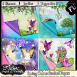 SPRING COLORS STACKED PAPERS - TAGGER SIZE