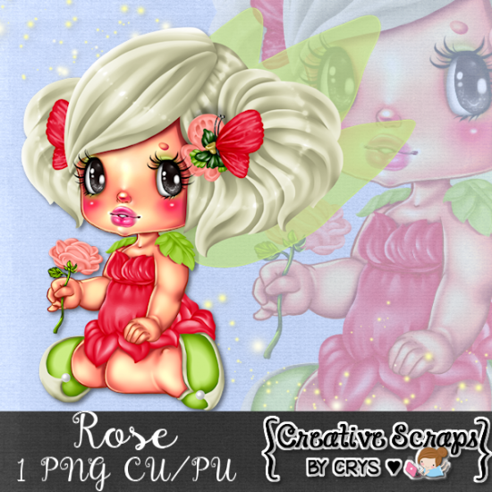 Rose Fairy CU - Click Image to Close