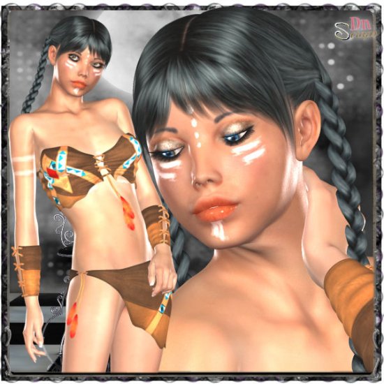 Cherokee girl - Click Image to Close
