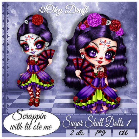 Sugar Skull Dolls 1 - Click Image to Close