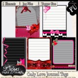 ONLY LOVE JOURNAL TAG PACK - TAGGER SIZE