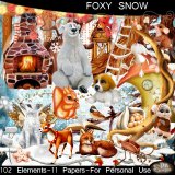 Foxy snow