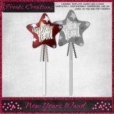 New Years Wand Template