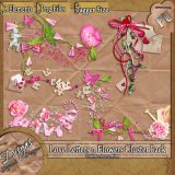 LOVE LETTERS AND FLOWERS CLUSTER PACK TS