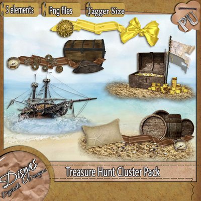 TREASURE HUNT CLUSTER PACK - TAGGER SIZE