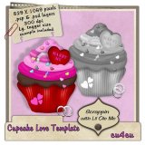 Cupcake Love Template