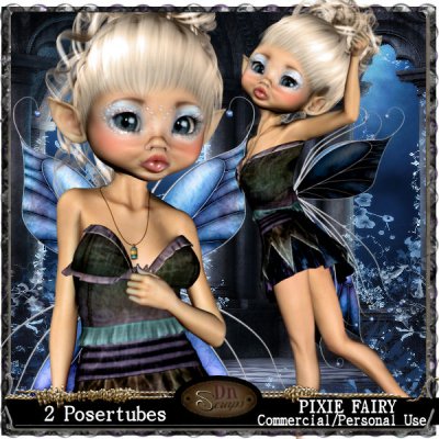 Pixie fairy little girl