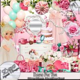 ROSES FOR YOU SCRAP KIT - TAGGER SIZE