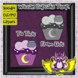 Wiccan Cupcake Template
