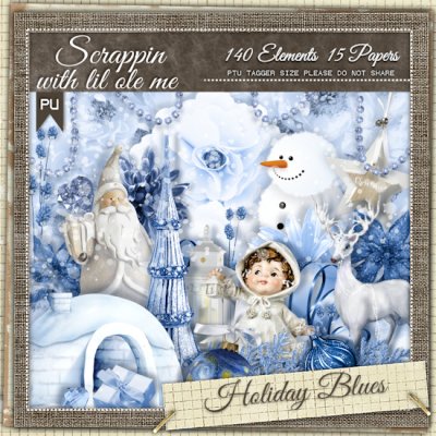 Holiday Blues Taggers Kit