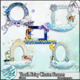 TOOTH FAIRY CLUSTER FRAMES - TAGGER SIZE by Disyas Designs