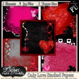ONLY LOVE STACKED PAPERS - TAGGER SIZE