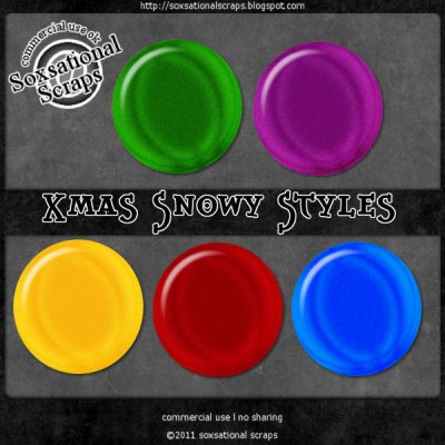 Xmas Snowy Frost Styles CU
