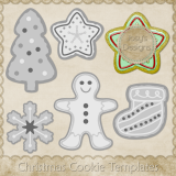JC Christmas Cookie Templates