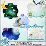 TOOTH FAIRY TAGS - TAGGER SIZE by Disyas Designs