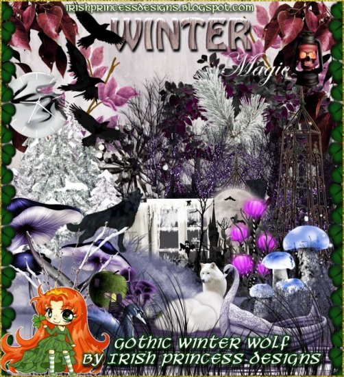 Gothic Winter Wolf - Click Image to Close