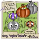 Creepy Pumpkins Templates