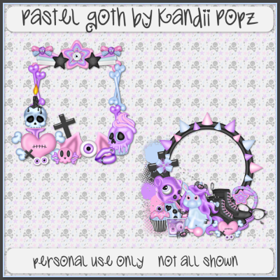 Pastel Goth Clusters