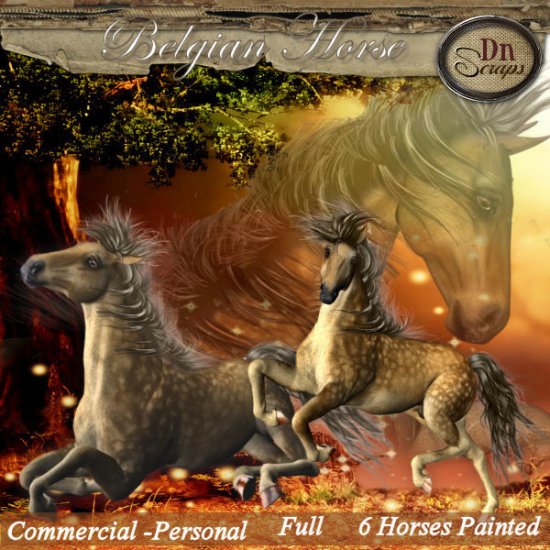 Belgian Fantasy Horse - Click Image to Close