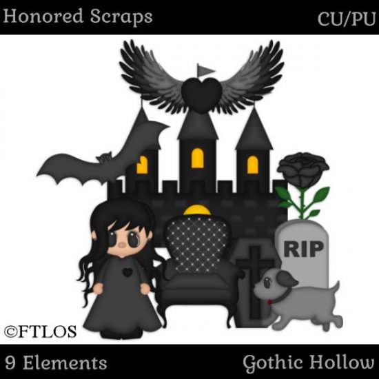 Gothic Hollow (CU/PU) - Click Image to Close