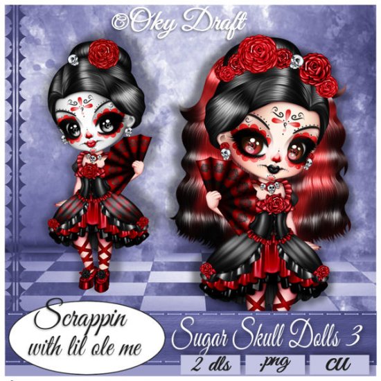 Sugar Skull Dolls 3 - Click Image to Close