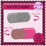 CU Love Pill Template