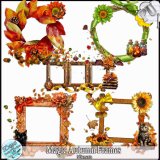 MAGIC AUTUMN CLUSTER FRAMES - TAGGER SIZE by Disyas