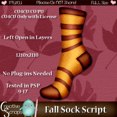 Fall Sock Script