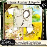 A WONDERFUL DAY QUICK PAGE PACK TAGGER SIZE