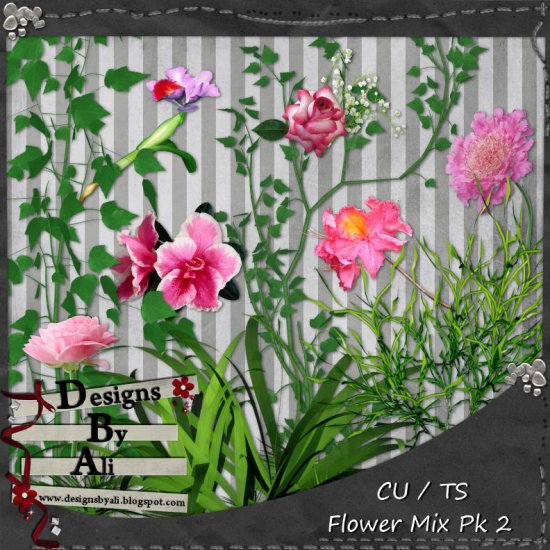 CU Flower Mix Pk 2 TS - Click Image to Close