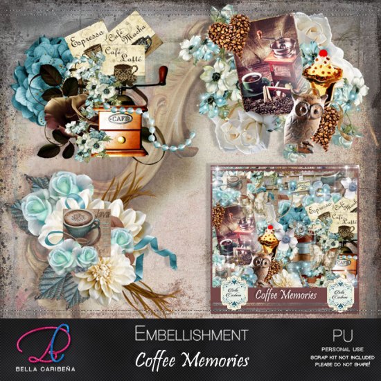 Coffee Memories Emb - Click Image to Close