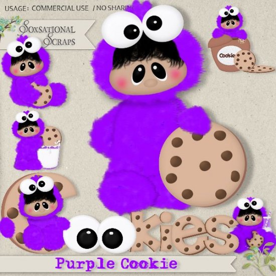 Purple Cookie CU - Click Image to Close