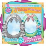 Happy Easter Frame Template/ CU