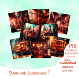 CU AI Steampunk Backgrounds 2