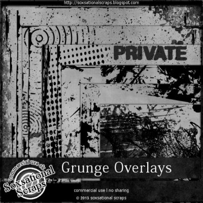 Grunge Overlays CU