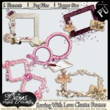 SEWING WITH LOVE CLUSTER FRAMES PACK - TAGGER SIZE