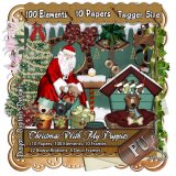 CHRISTMAS WITH MY PUPPIES KIT - TAGGER SIZE
