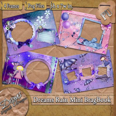 DREAMS RAIN - MINI BRAG BOOK