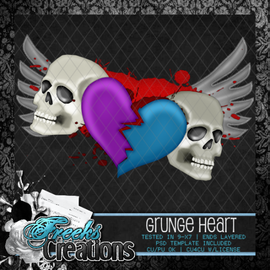 Grunge Heart - Click Image to Close