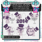 New Year Clipart Set3